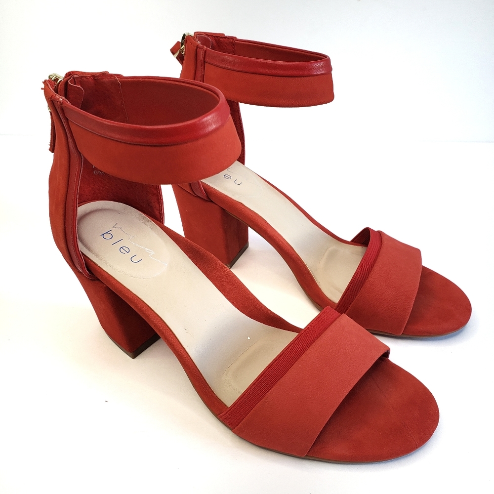 VIA BLEU  Priscilla Suede Heel 6 - Picture 2 of 14